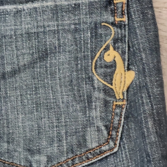 Y2K McBling Baby Phat Boot Cut Denim Blue Jeans - Picture 5 of 7